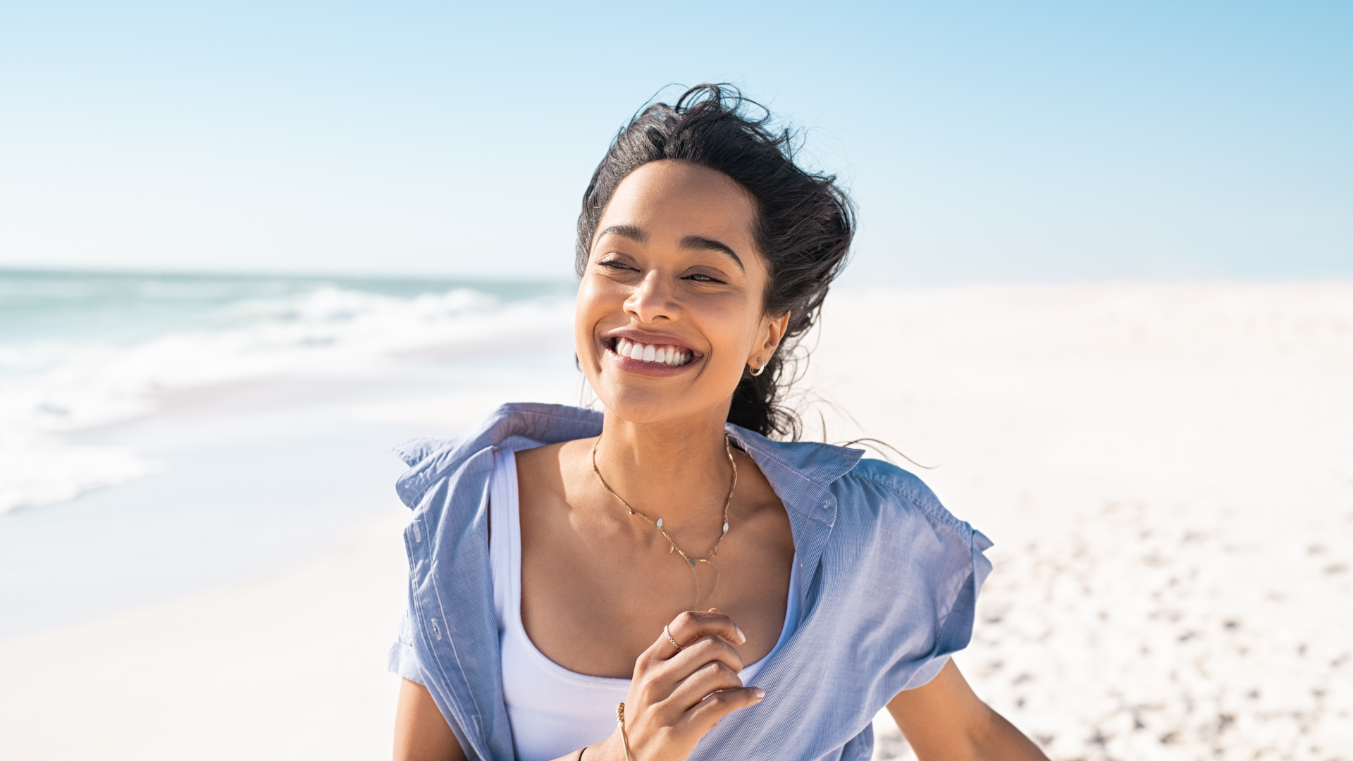 Woman full of energy while losing weight